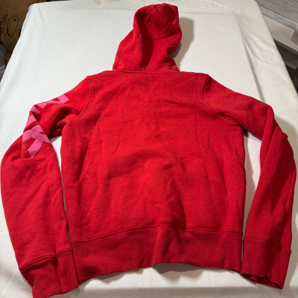 Y2K Vtg RARE Victoria's Secret PINK Love Pink & Rock n' Roll 86 Tour Hoodie Sz S - Picture 8 of 10